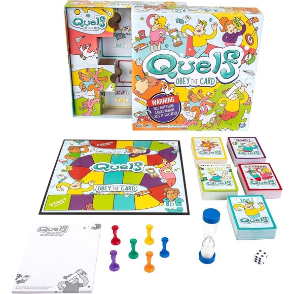 QUELF Obey The Card Party Game Brand Board Game Adult Teens 16+ Fun - Picture 3 of 3